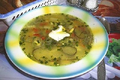 Суп с морской капустой рецепт