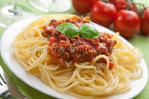 Спагетти Болоньезе рецепт