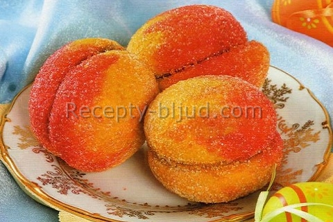 Печенье Персики рецепт
