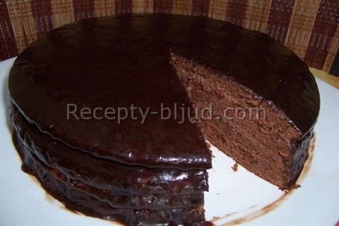 Шоколадный торт Прага рецепт