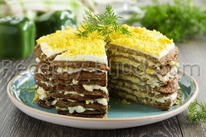 Рецепт Печеночный торт с фото